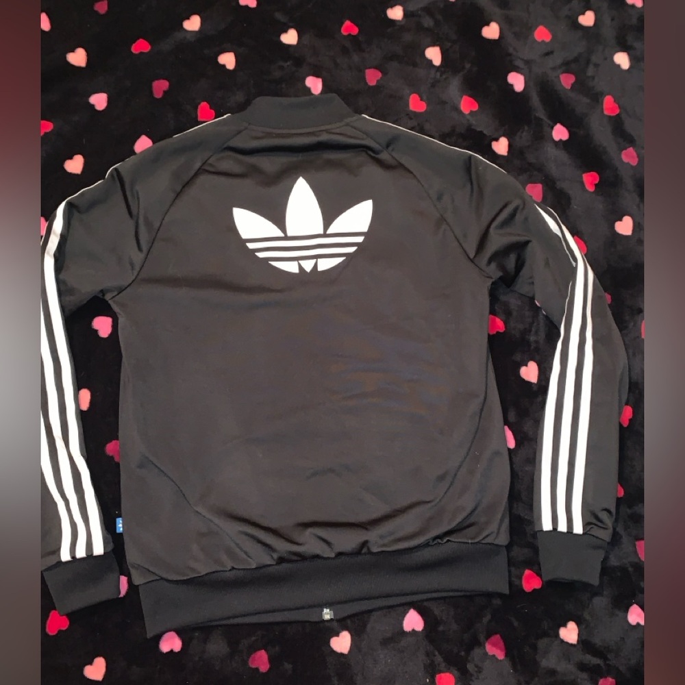 Adidas Black Track Jacket Size S